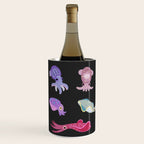 Squids - black Wine Chiller Gallery Image 1