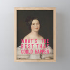 Whats The Best That Could Happen Mini Art Print Gallery Image 1