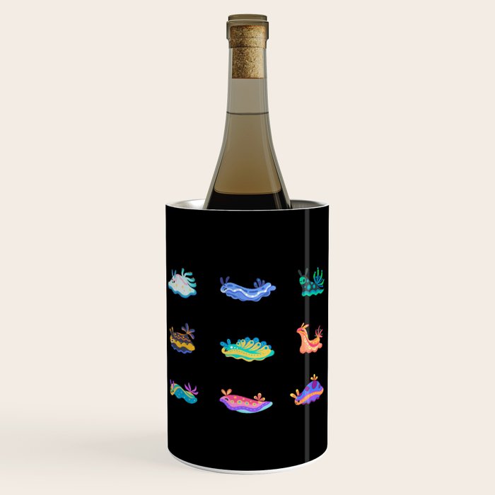 Sea slug - black Wine Chiller Gallery Image 1