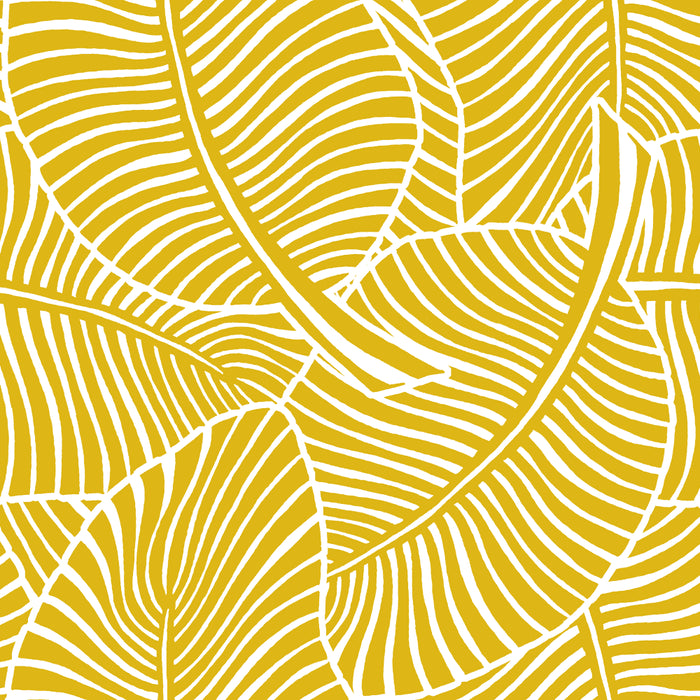 Zebra Palm Hawaiian Tropical  -Sulfur Yellow Coffee Mug Gallery Image 2