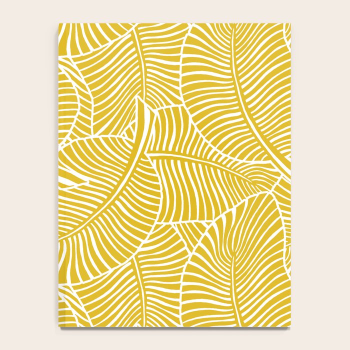 Zebra Palm Hawaiian Tropical  -Sulfur Yellow Notebook Gallery Image 4
