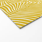 Zebra Palm Hawaiian Tropical  -Sulfur Yellow Welcome Mat Gallery Image 2