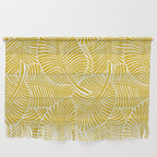 Zebra Palm Hawaiian Tropical  -Sulfur Yellow Wall Hanging Gallery Image 1