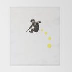 How High Can You Jump? Throw Blanket Gallery Image 2