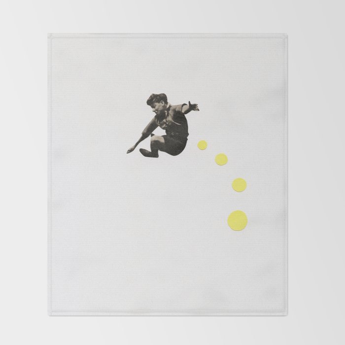 How High Can You Jump? Throw Blanket Gallery Image 2