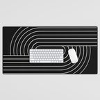 Oval Lines Abstract XIII Desk Mat Gallery Image 1