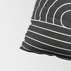 Oval Lines Abstract XIII Pillow Sham Gallery Image 4