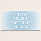 This Must Be The Place Baby Blue Desk Mat Gallery Image 3