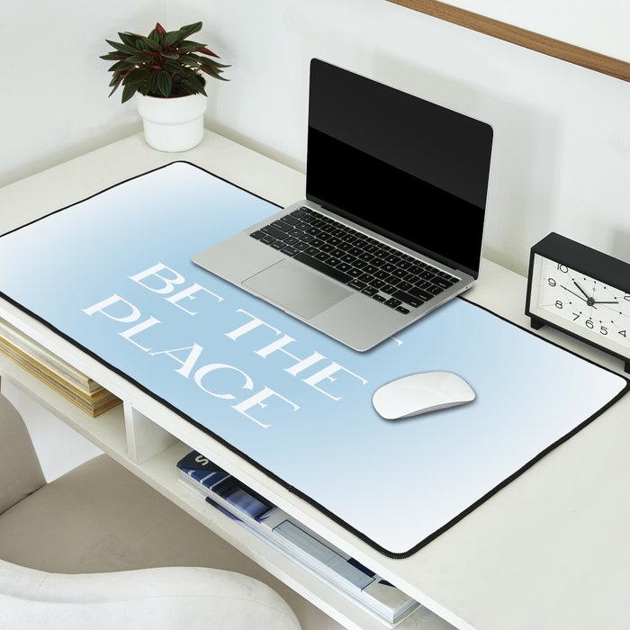 This Must Be The Place Baby Blue Desk Mat Gallery Image 2