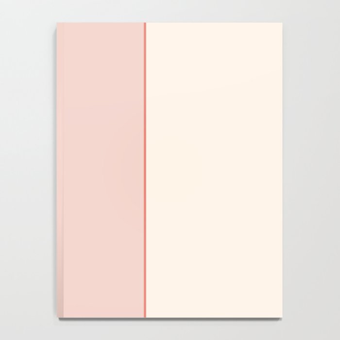 Subtle Spring Color Block - Soft Pink Notebook Gallery Image 4