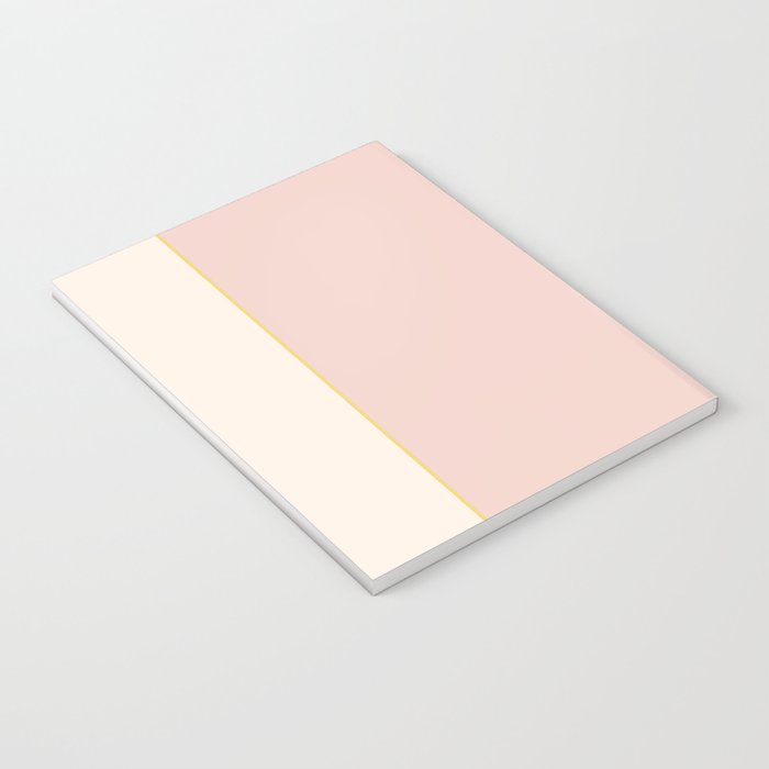 Subtle Spring Color Block - Soft Pink Notebook Gallery Image 3