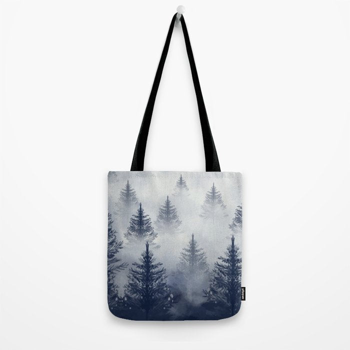 Foggy Forest 2 Tote Bag Gallery Image 2