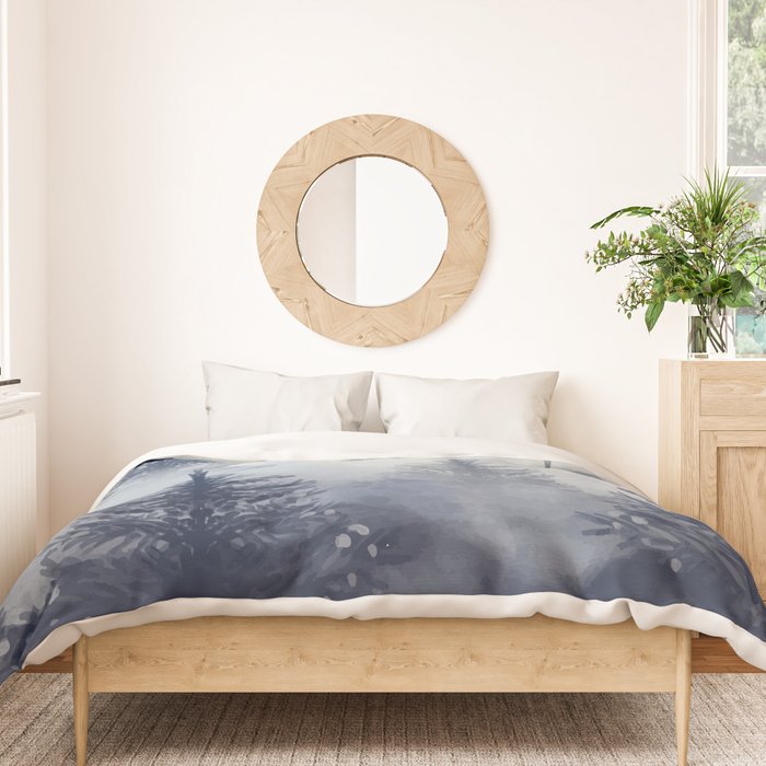 Foggy Forest 2 Duvet Cover Gallery Image 3