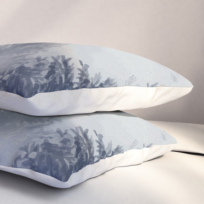 Foggy Forest 2 Pillow Sham Gallery Image 3