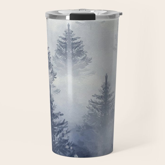 Foggy Forest 2 Travel Mug Gallery Image 1
