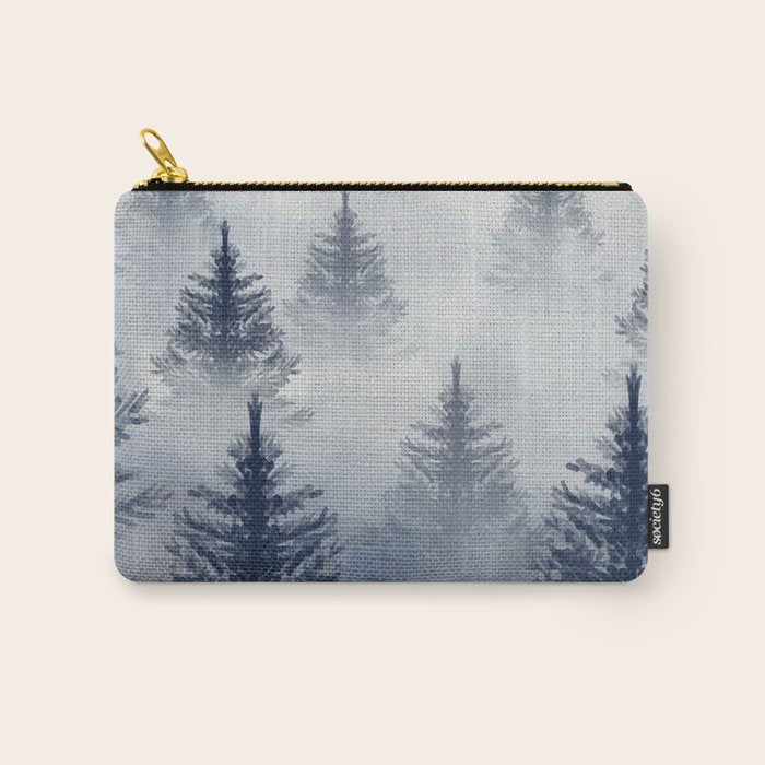 Foggy Forest 2 Carry All Pouch Gallery Image 1