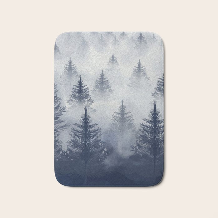 Foggy Forest 2 Bath Mat Gallery Image 1