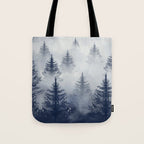 Foggy Forest 2 Tote Bag Gallery Image 1