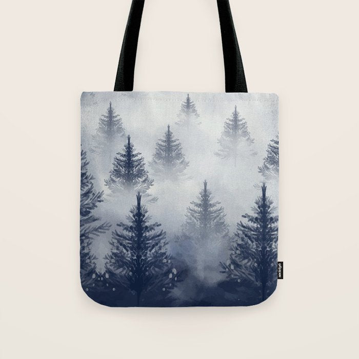 Foggy Forest 2 Tote Bag Gallery Image 1