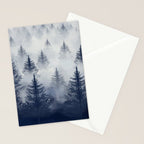 Foggy Forest 2 Stationery Card Gallery Image 2