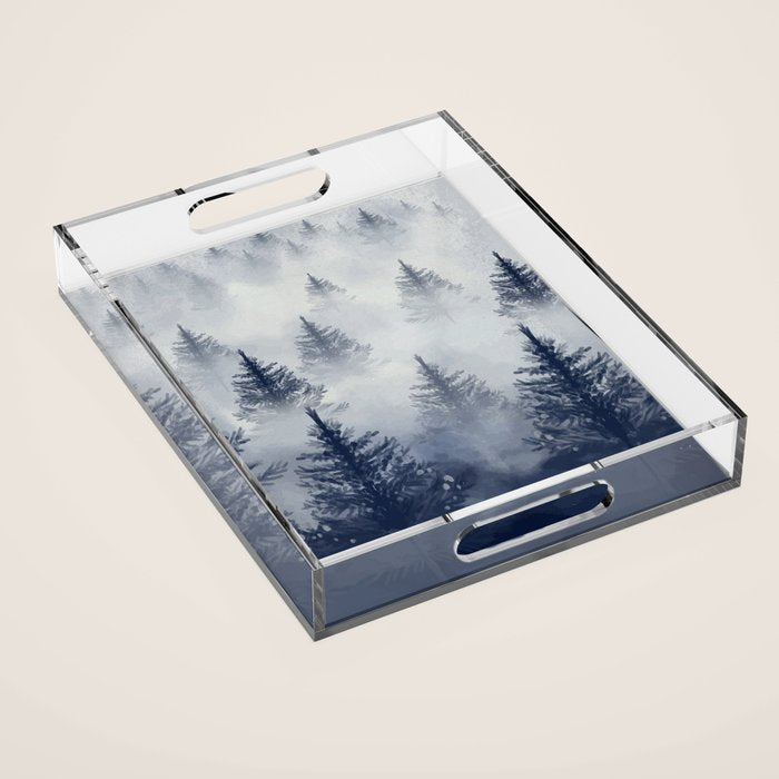 Foggy Forest 2 Acrylic Tray Gallery Image 1