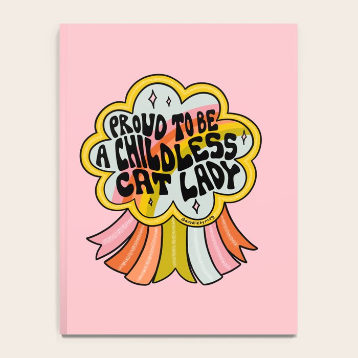 Proud To Be A Childless Cat Lady Notebook Gallery Image 4