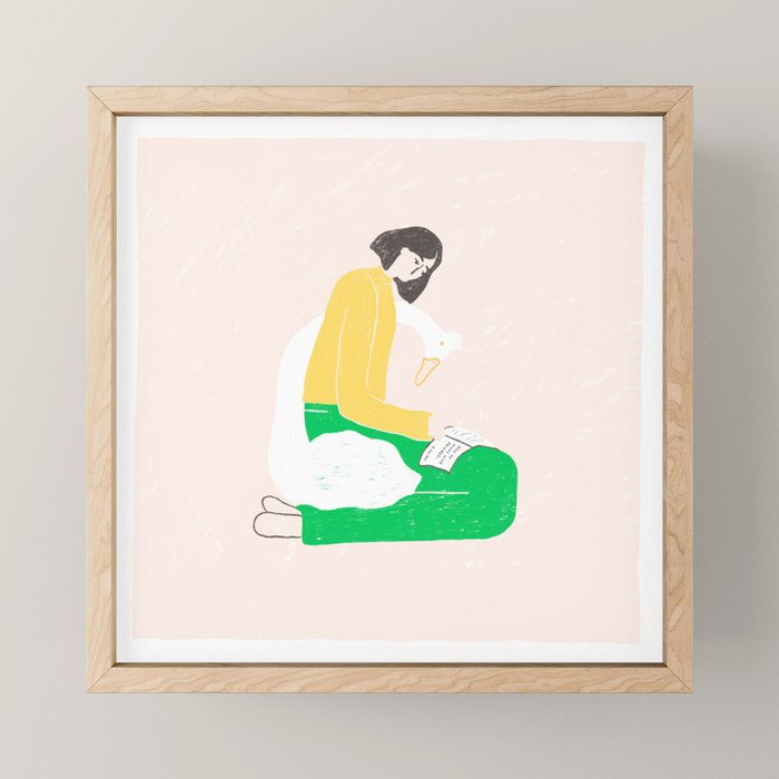 Ducks make great friends Mini Art Print