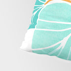 Tropical Symmetry Retro Botanic Pillow Sham Gallery Image 4
