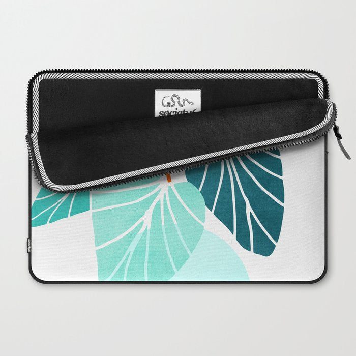Tropical Symmetry Retro Botanic Laptop Sleeve Gallery Image 2