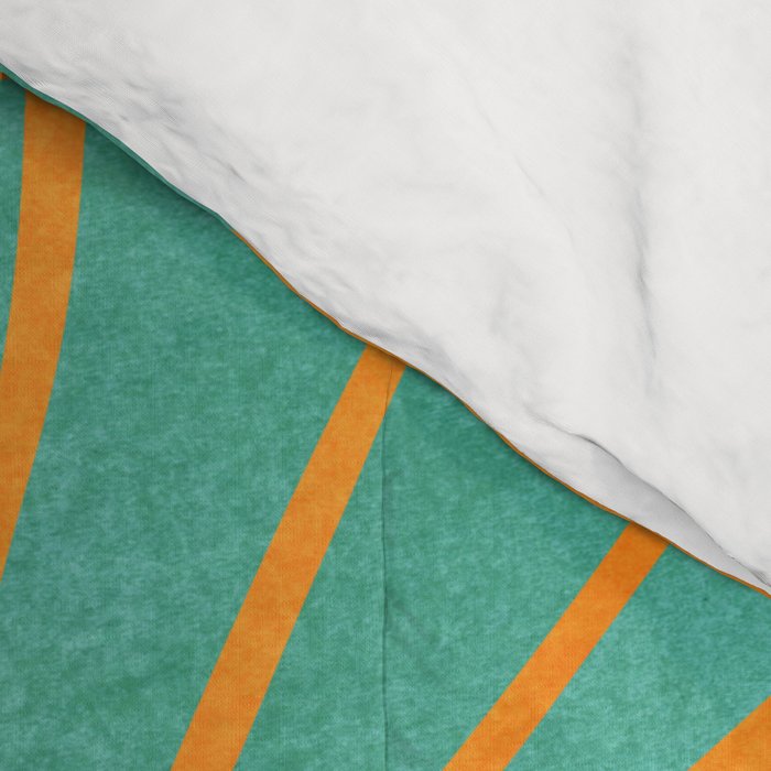 Tropical Symmetry Retro Botanic Comforter Gallery Image 4