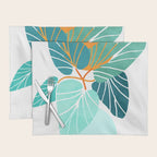Tropical Symmetry Retro Botanic Placemat Gallery Image 1