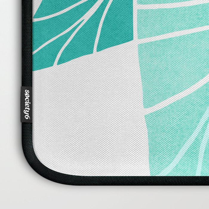 Tropical Symmetry Retro Botanic Laptop Sleeve Gallery Image 3