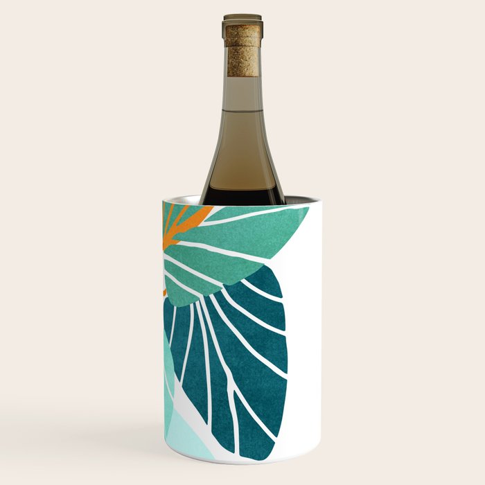 Tropical Symmetry Retro Botanic Wine Chiller Gallery Image 3