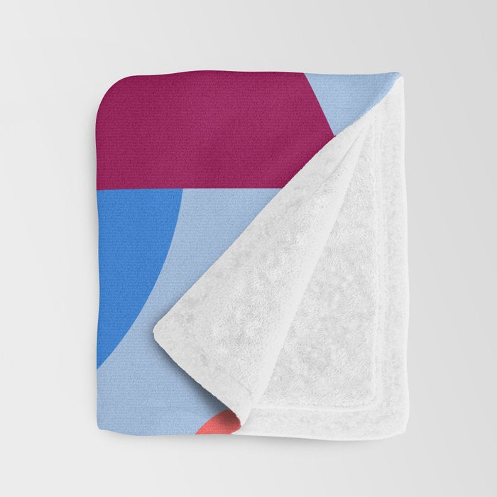 Blue City Throw Blanket Gallery Image 3