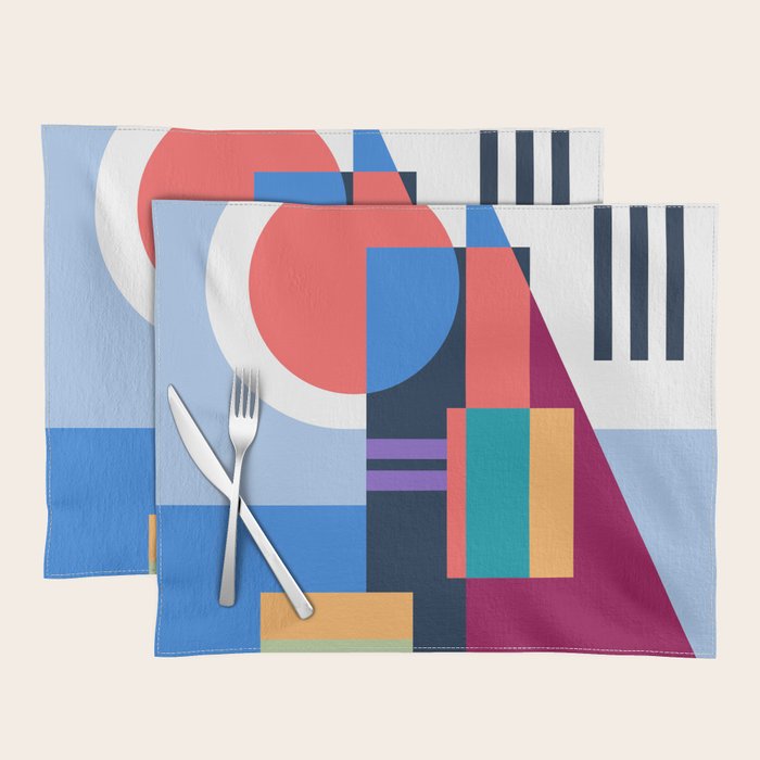 Blue City Placemat Gallery Image 1
