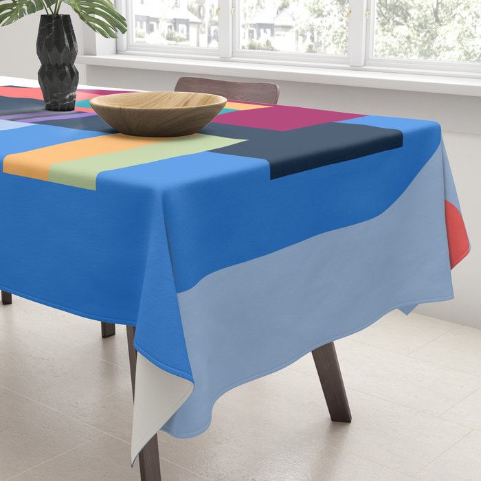 Blue City Tablecloth Gallery Image 3