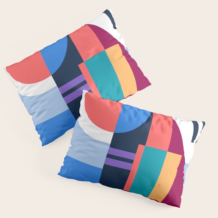 Blue City Pillow Sham Gallery Image 3