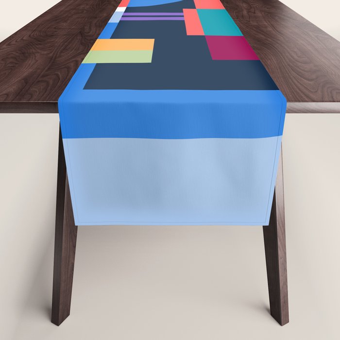 Blue City Table Runner Gallery Image 1