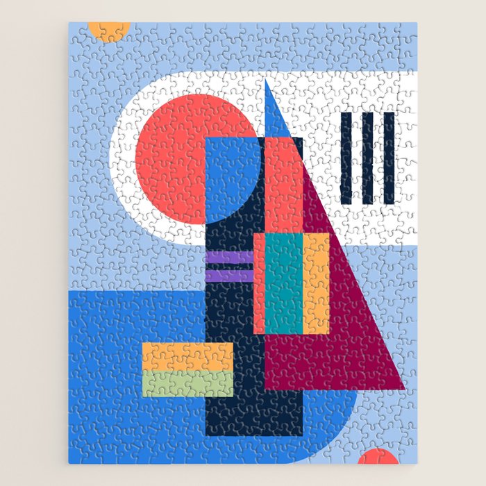 Blue City Jigsaw Puzzle Gallery Image 1