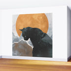 Black Cat Wall Mural Gallery Image 2