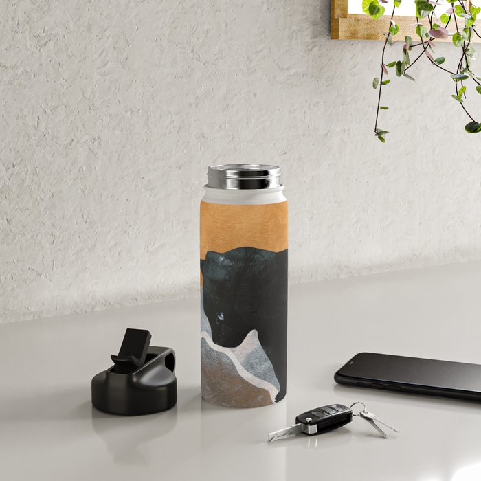 Black Cat Water Bottle Gallery Image 4
