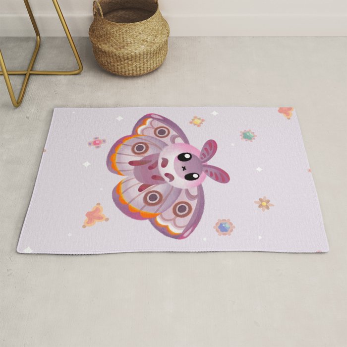 Marbled Emperor Moth Rug Gallery Image 1