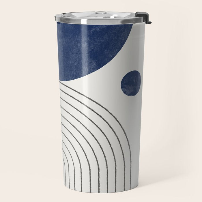 Mid Century Modern Arch & Moon Travel Mug Gallery Image 2