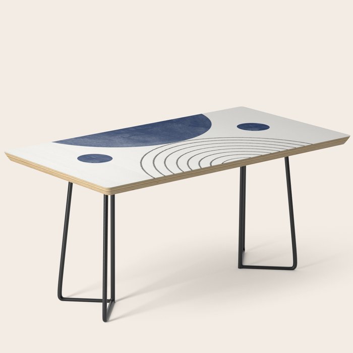 Mid Century Modern Arch & Moon Coffee Table Gallery Image 1