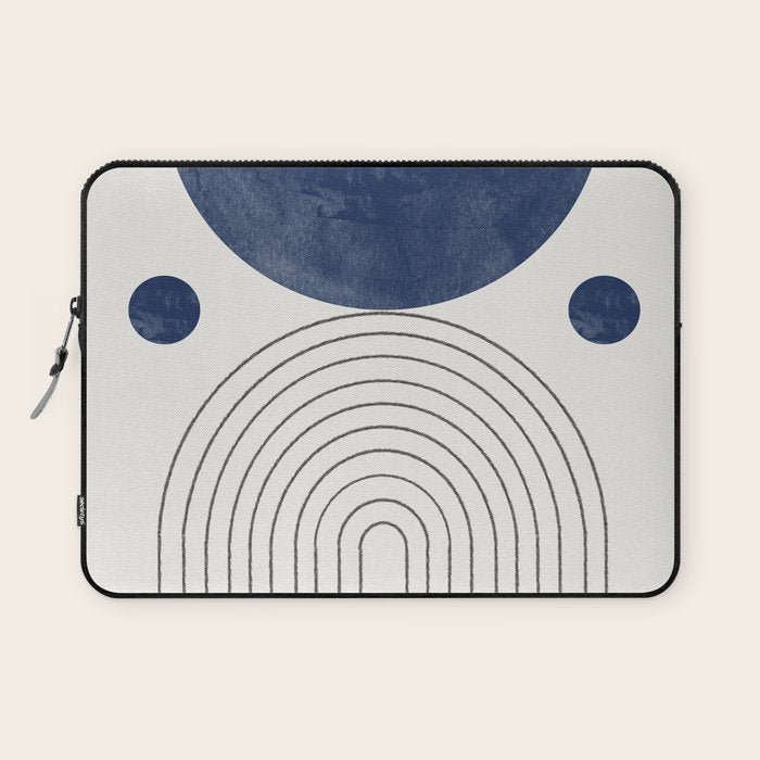 Mid Century Modern Arch & Moon Laptop Sleeve Gallery Image 1