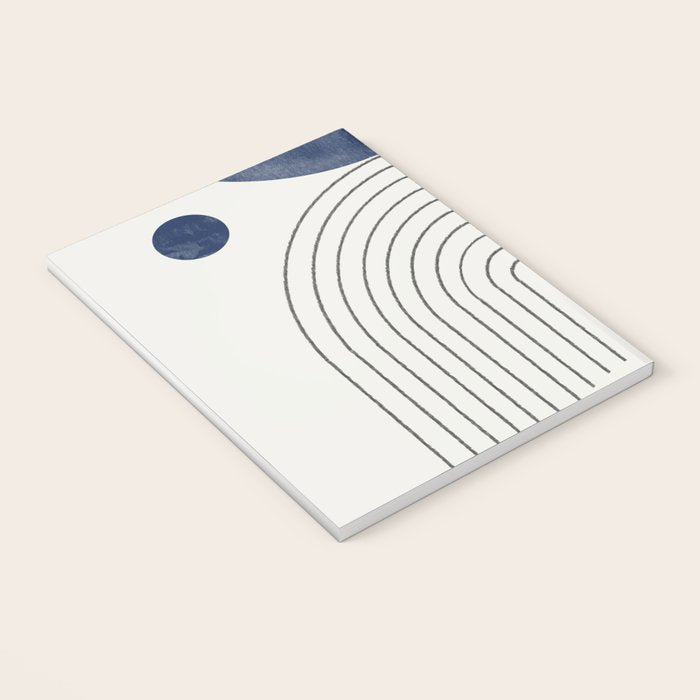 Mid Century Modern Arch & Moon Notebook Gallery Image 3