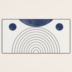 Mid Century Modern Arch & Moon Desk Mat Gallery Image 3