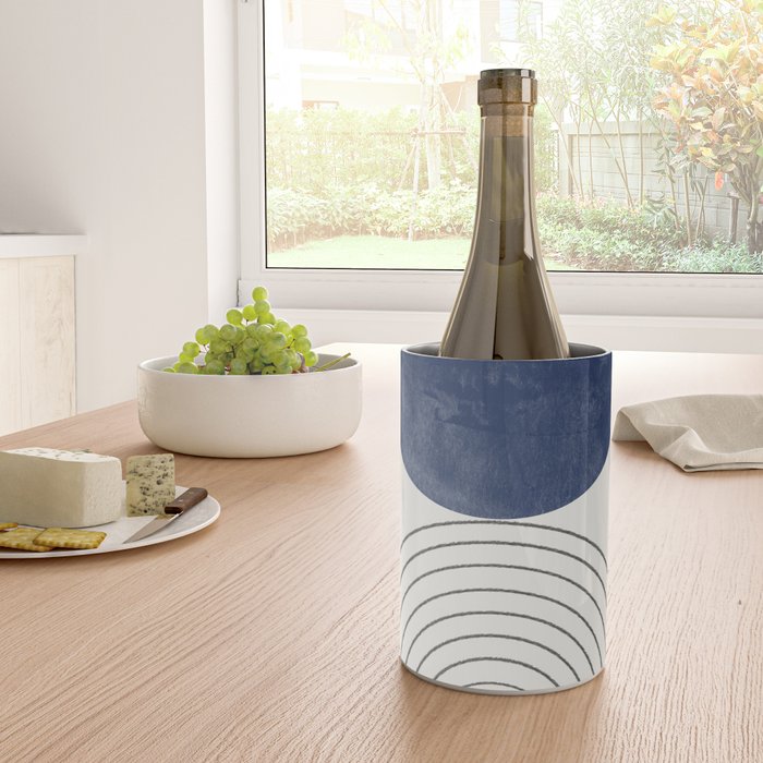 Mid Century Modern Arch & Moon Wine Chiller Gallery Image 4
