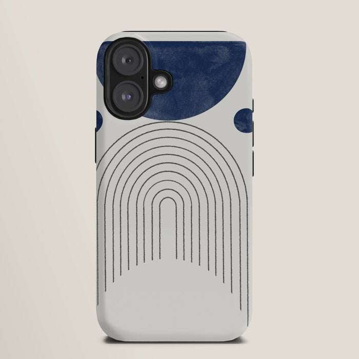 Mid Century Modern Arch & Moon iPhone Case Gallery Image 9