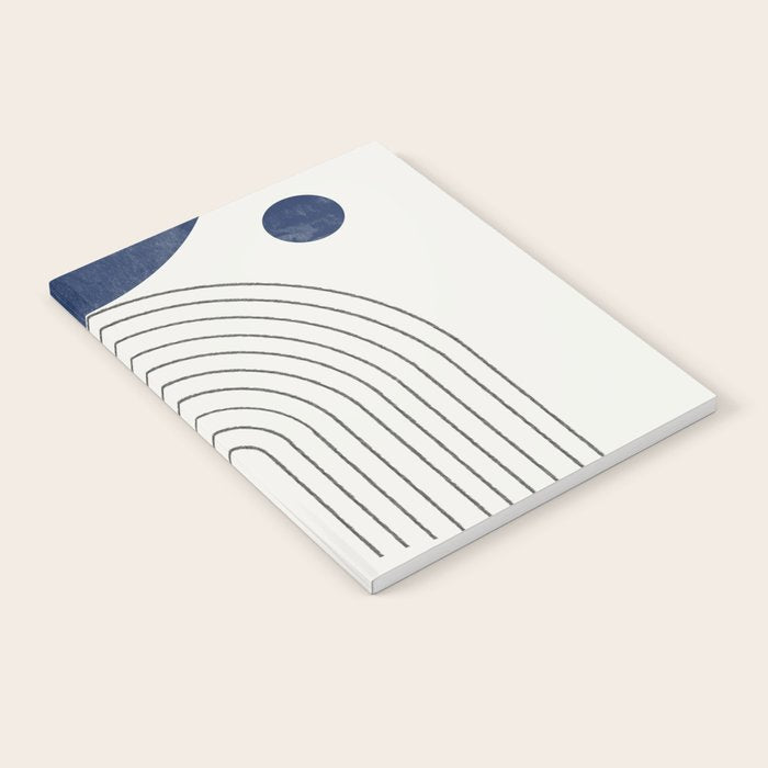 Mid Century Modern Arch & Moon Notebook Gallery Image 2
